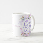 Ciao Bella Personalisierte Lilien Kaffeetasse (VorderseiteRechts)