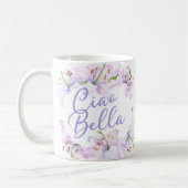 Ciao Bella Personalisierte Lilien Kaffeetasse (Links)