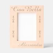 Ciao Bella Personalized Geätzte Rahmen (Vorderseite)