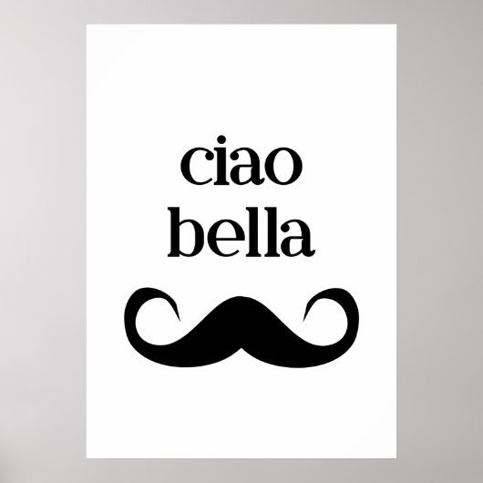 Ciao bella poster (Vorne)
