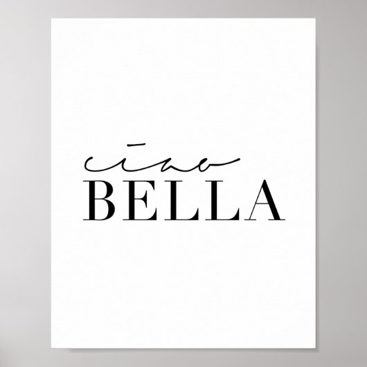 Ciao Bella Poster (Vorne)