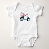 Ciao Bella Scooter Baby Bodysuit Ein Stück Baby Strampler (Vorderseite)