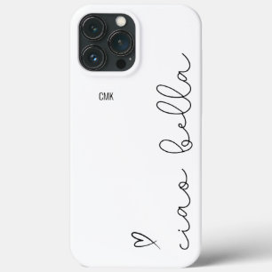 Ciao Bella Skript mit Heart iPhone Case