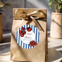 Ciao bella Tomate Italienische Hochzeitsdusche Fav