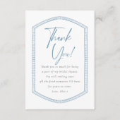 Ciao Bella Whimsical Italian Tiles Brautparty Dankeskarte (Vorderseite)