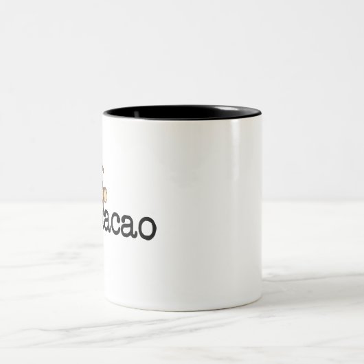 ciao cacao zweifarbige tasse (Mittel)
