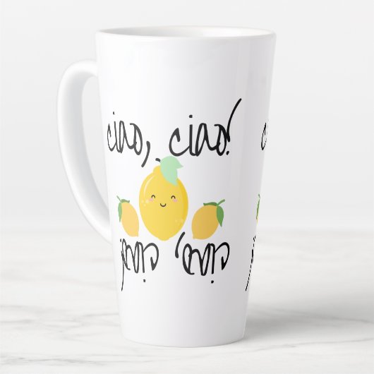 Ciao, Ciao! (mit Zitronen (Limonen)) Milchtasse (Linke Ecke)