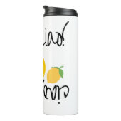 Ciao, Ciao! (mit Zitronen (Limonen)) Thermosbecher (Nach rechts gedreht)