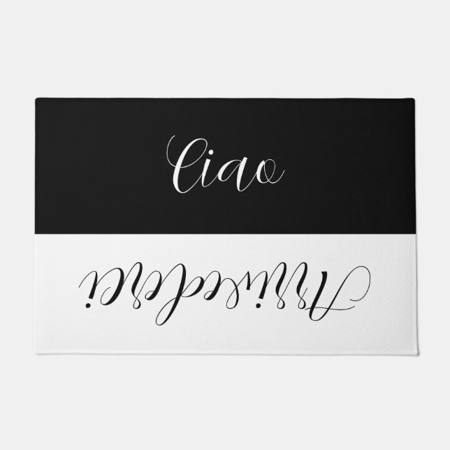 Ciao - elegante Typografie Fußmatte (Vorderseite)