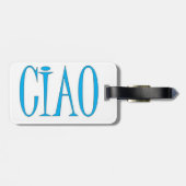 Ciao Gepäckanhänger (Rückseite horizontal)