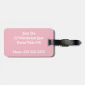 Ciao-Gepäckanhänger Gepäckanhänger (Rückseite horizontal)