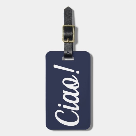 Ciao Gepäcktag Gepäckanhänger (Vorderseite vertikal)