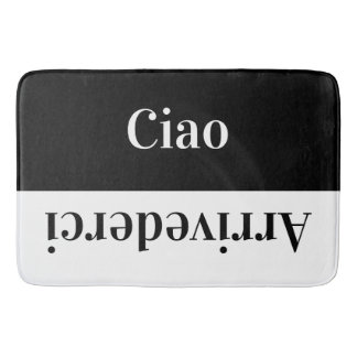 Ciao - Grüße auf Italienisch Badematte