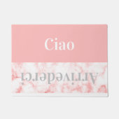 Ciao - Grüße auf Italienisch Fußmatte (Vorderseite)