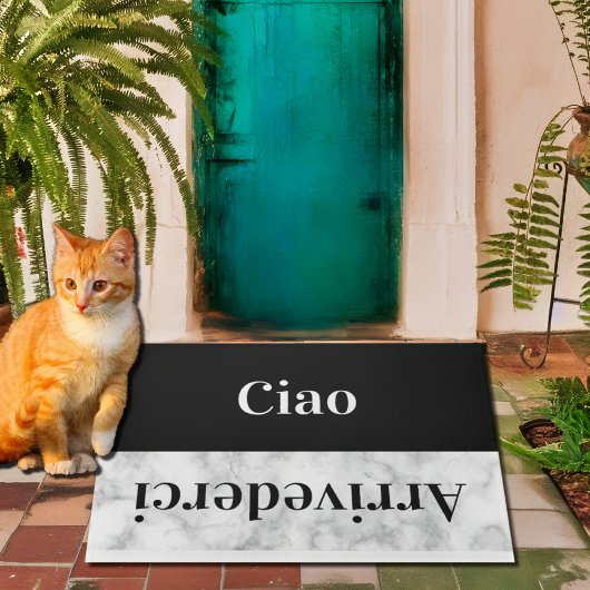 Ciao - Grüße auf Italienisch no2 Doormat Fußmatte