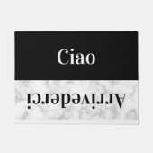 Ciao - Grüße auf Italienisch no2 Doormat Fußmatte (Vorderseite)