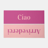 Ciao - Grüße auf Italienisch no3 Doormat Fußmatte (Vorderseite)