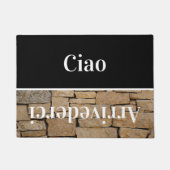 Ciao - Grüße auf Italienisch no5 Doormat Fußmatte (Vorderseite)