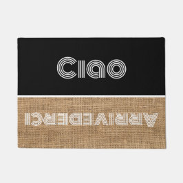 Ciao - Grüße auf Italienisch no9 ormat Fußmatte