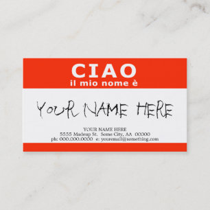 CIAO IL Mionome e Visitenkarte