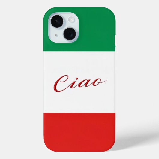 Ciao Italia Case-Mate iPhone Hülle (Rückseite)