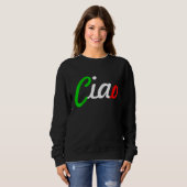 Ciao Italian Greeting Italy Language Tee (Vorne ganz)
