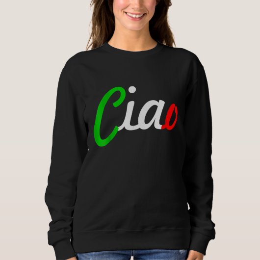 Ciao Italian Greeting Italy Language Tee (Vorderseite)
