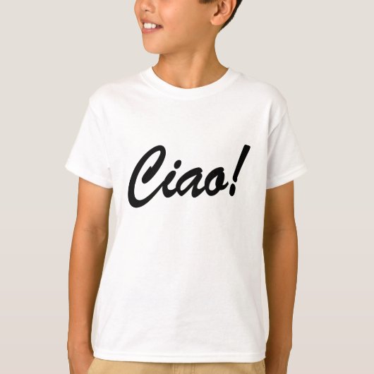 Ciao-Italiener-Shirt T-Shirt (Vorderseite)