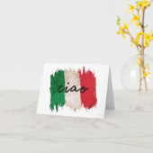 Ciao, Italienisch-Begrüßung Karte (Gelbe Blume)