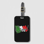 Ciao! - Italienisch und europäisch - Venedig Scoot Gepäckanhänger (Vorderseite Vertikal)