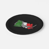 Ciao! - Italienisch und europäisch - Venedig Scoot Pappteller (Schrägansicht)