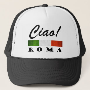 Ciao! Italienische Flagge Rom Italien Roms Truckerkappe