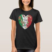 Ciao Italy Cool Italy Graphic Flag Heart Cute Ital T-Shirt (Vorderseite)