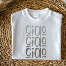 Ciao | Niedliches Minimalistisches italienisches S