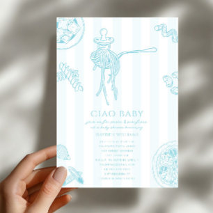 Ciao Pasta & Schnuller Italienische Babyparty für Einladung