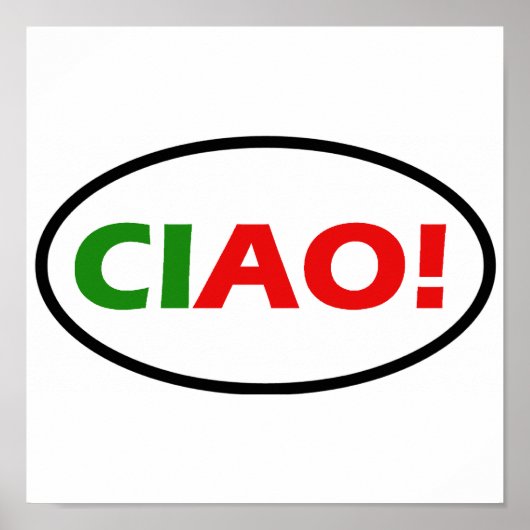 Ciao! Poster (Vorne)