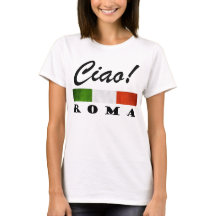 Ciao! Roma Tricolore Italienische Flagge Rom Itali