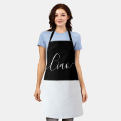 Ciao - schwarz-weiß schürze (Getragen)