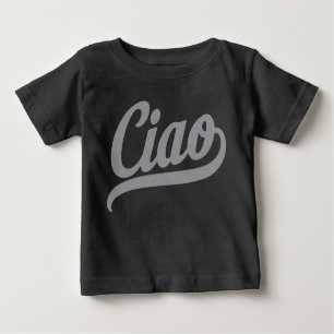 Ciao Script (grau) Baby T-shirt