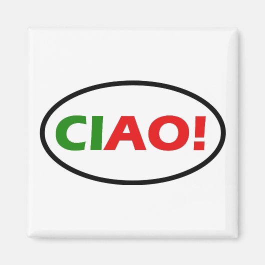 Ciao! Square Magnet (Vorne)