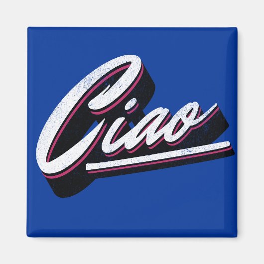 Ciao-Textdesign Magnet (Vorne)