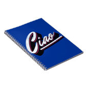 Ciao-Textdesign Notizblock (Rechte Seite)