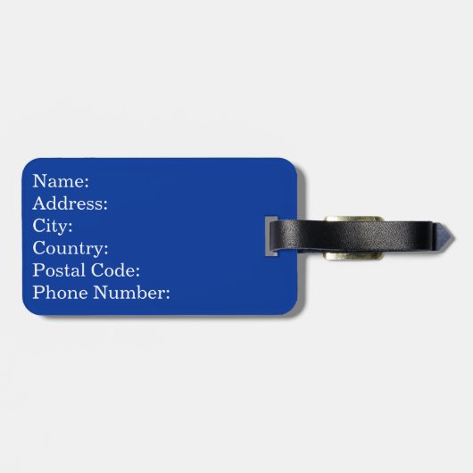 Ciao-Textentwurf Gepäckanhänger (Rückseite horizontal)