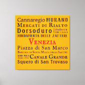 Ciao Venezia! Canvas Print Leinwanddruck (Vorderseite)