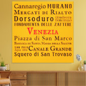 Ciao Venezia! Canvas Print Leinwanddruck (Insitu (Wohnzimmer))