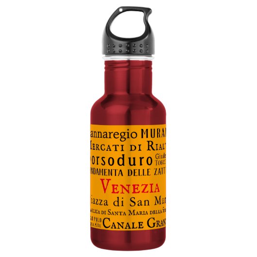 Ciao Venezia! Edelstahlflasche (Vorderseite)