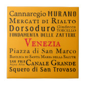 Ciao Venezia! Fliese (Vorderseite)