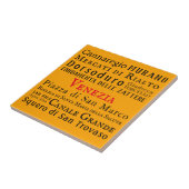 Ciao Venezia! Fliese (Seite)