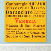 Ciao Venezia! Leinwanddruck (Insitu (Holzboden))