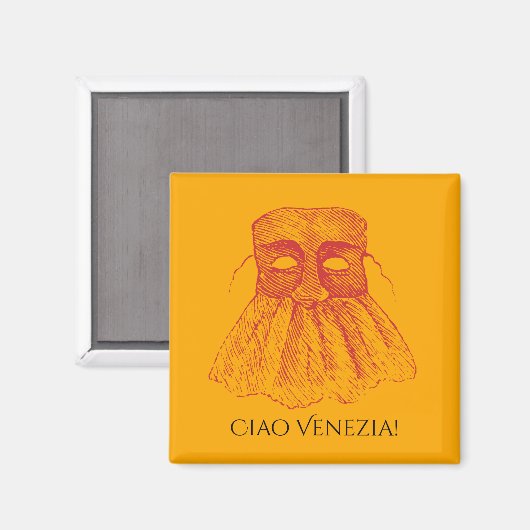 Ciao Venezia! Magnet (Vorderseite/Rückseite)
